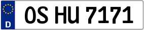 Truck License Plate